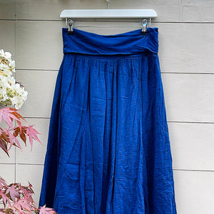 Navy Maxi Skirt