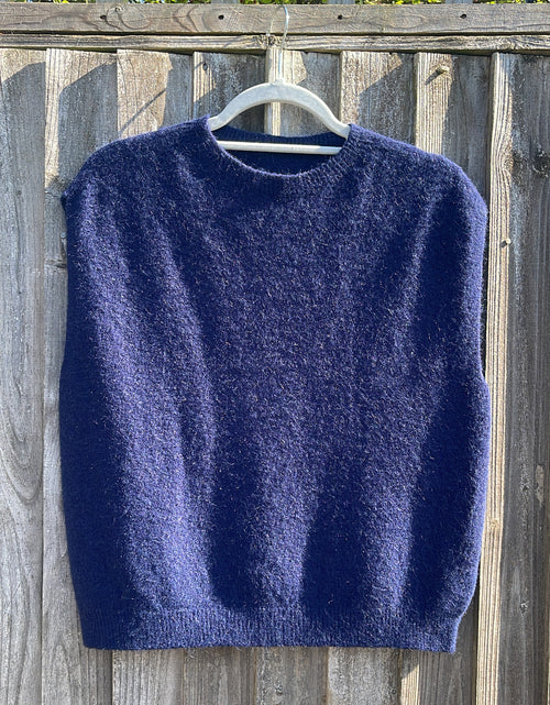 Load image into Gallery viewer, Navy Tank-top
