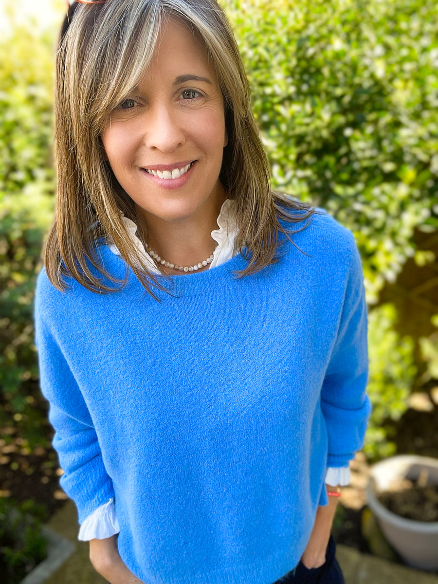 Poppy Jumper -Blue – Willowbrook