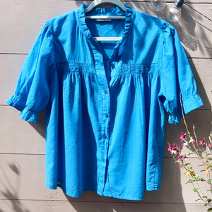 Connie Blouse - turquoise