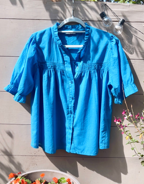 Load image into Gallery viewer, Connie Blouse - turquoise
