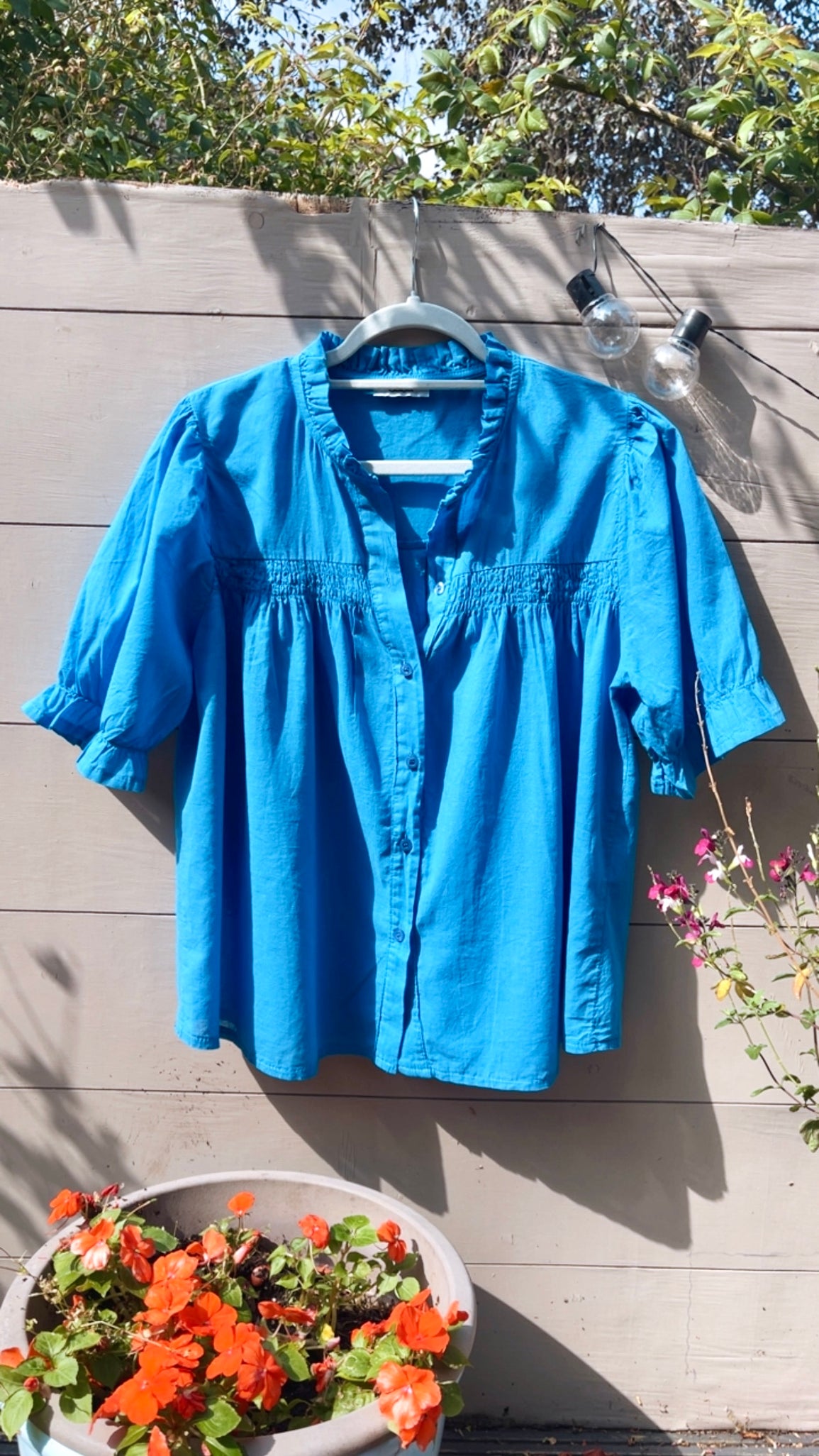 Connie Blouse - turquoise