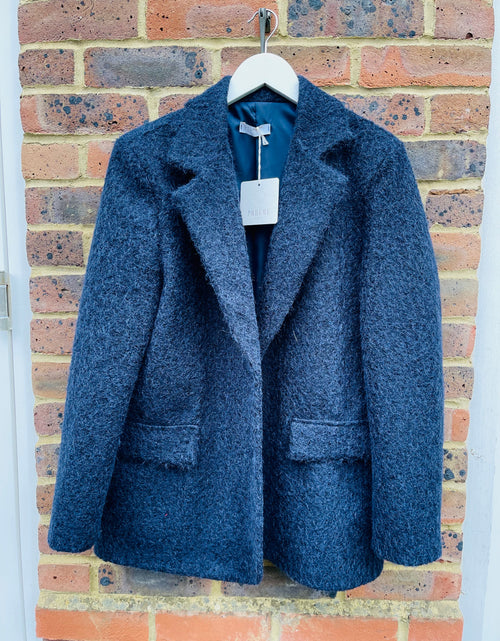 Load image into Gallery viewer, Navy Blazer Coat
