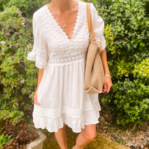 Delilah Dress - white