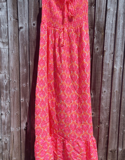 Load image into Gallery viewer, Orla Dress - pink &amp; orange
