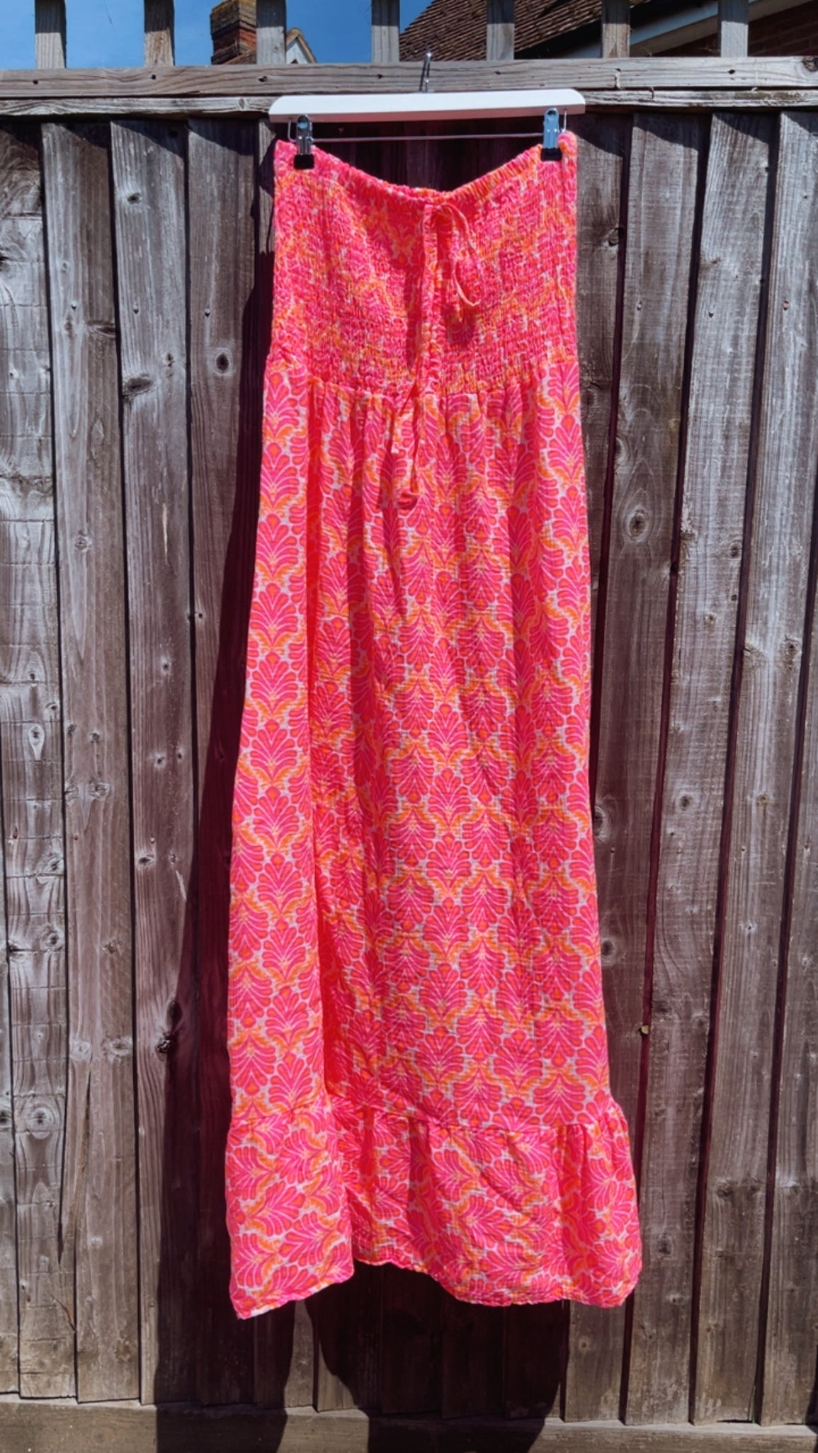 Orla Dress - pink & orange