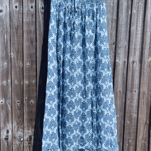 Orla Dress - navy & blue