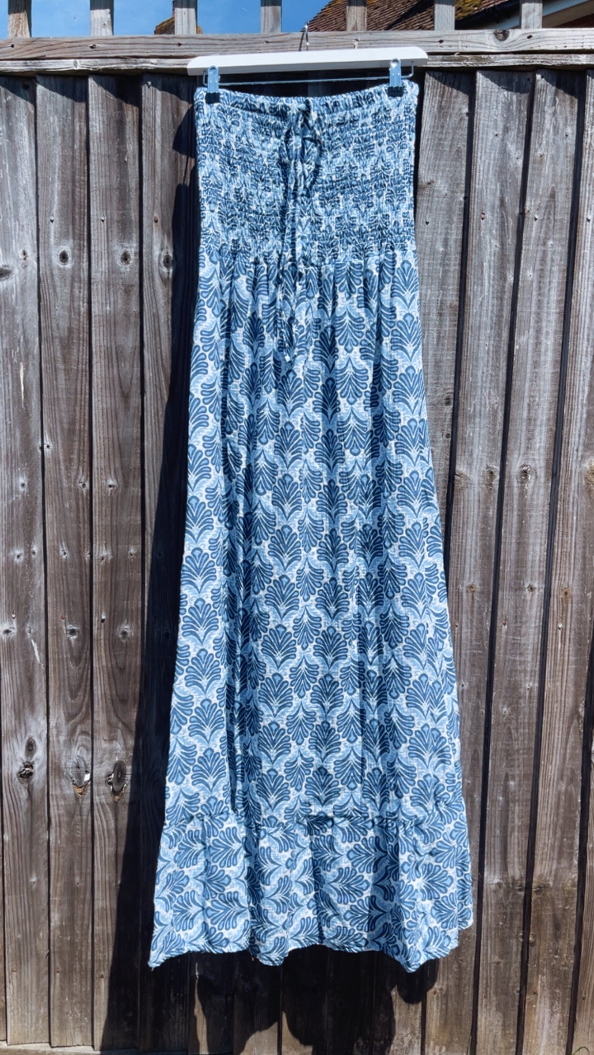 Orla Dress - navy & blue