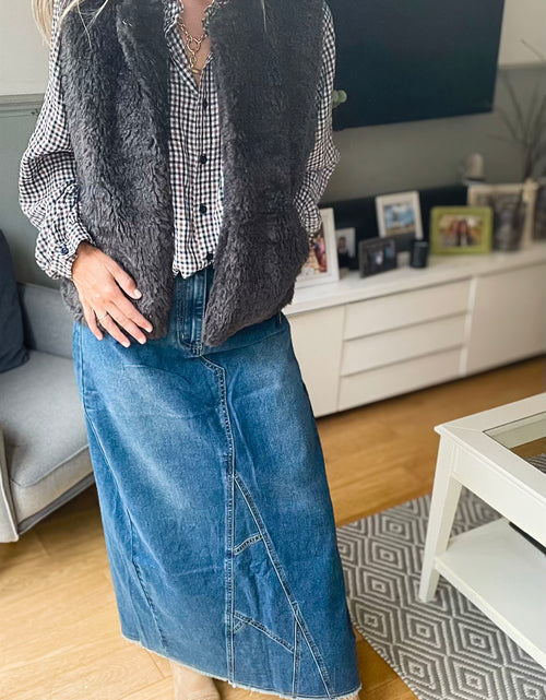 Load image into Gallery viewer, Toxic Denim Skirt
