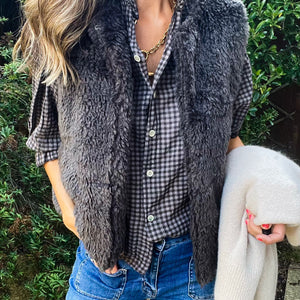Polly Blouse - coffee