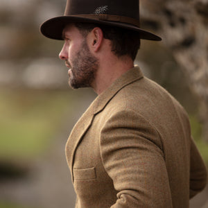 Men's Brown Wool Fedora