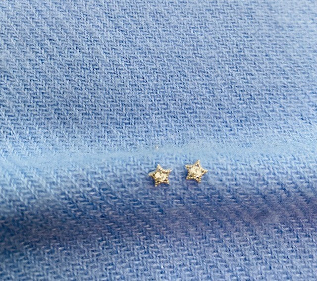 Sterling Silver Star Stud Earrings