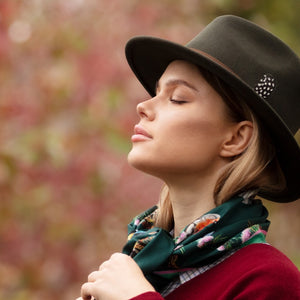 ANNABELLE (dark green) fedora