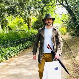 Men's Mixed Green Wool Fedora