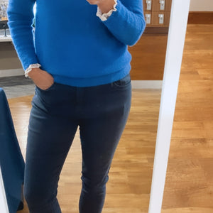 Blue High Waist Skinny Jeans