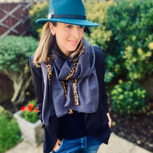 HENRIETTA (teal) fedora